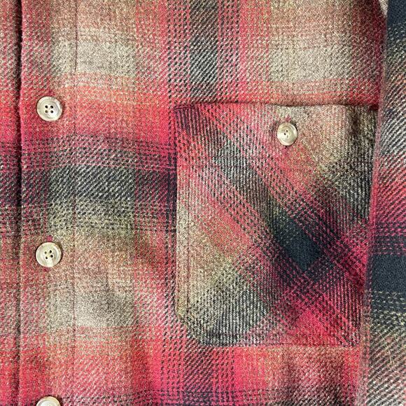 Vintage GAP CPO Jacket Shacket Mens Medium Wool Blend Lined Quilted Lumberjack - Picture 4 of 14